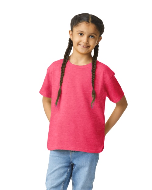 Brite Beginnings Youth T-Shirt – S (6-8), Heather Red