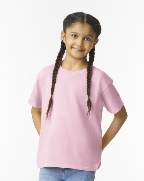 Brite Beginnings Youth T-Shirt – S (6-8), Light Pink