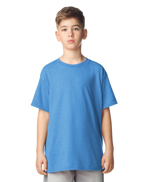 Brite Beginnings Youth T-Shirt – L (14-16), Heather Sapphire