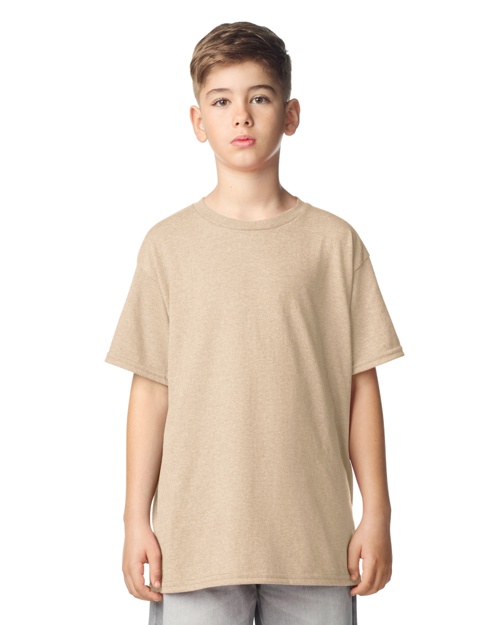 Brite Beginnings Youth T-Shirt – S (6-8), Heather Oatmeal