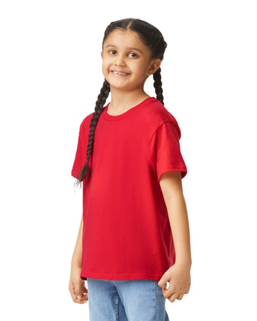 Brite Beginnings Youth T-Shirt – L (14-16), Red
