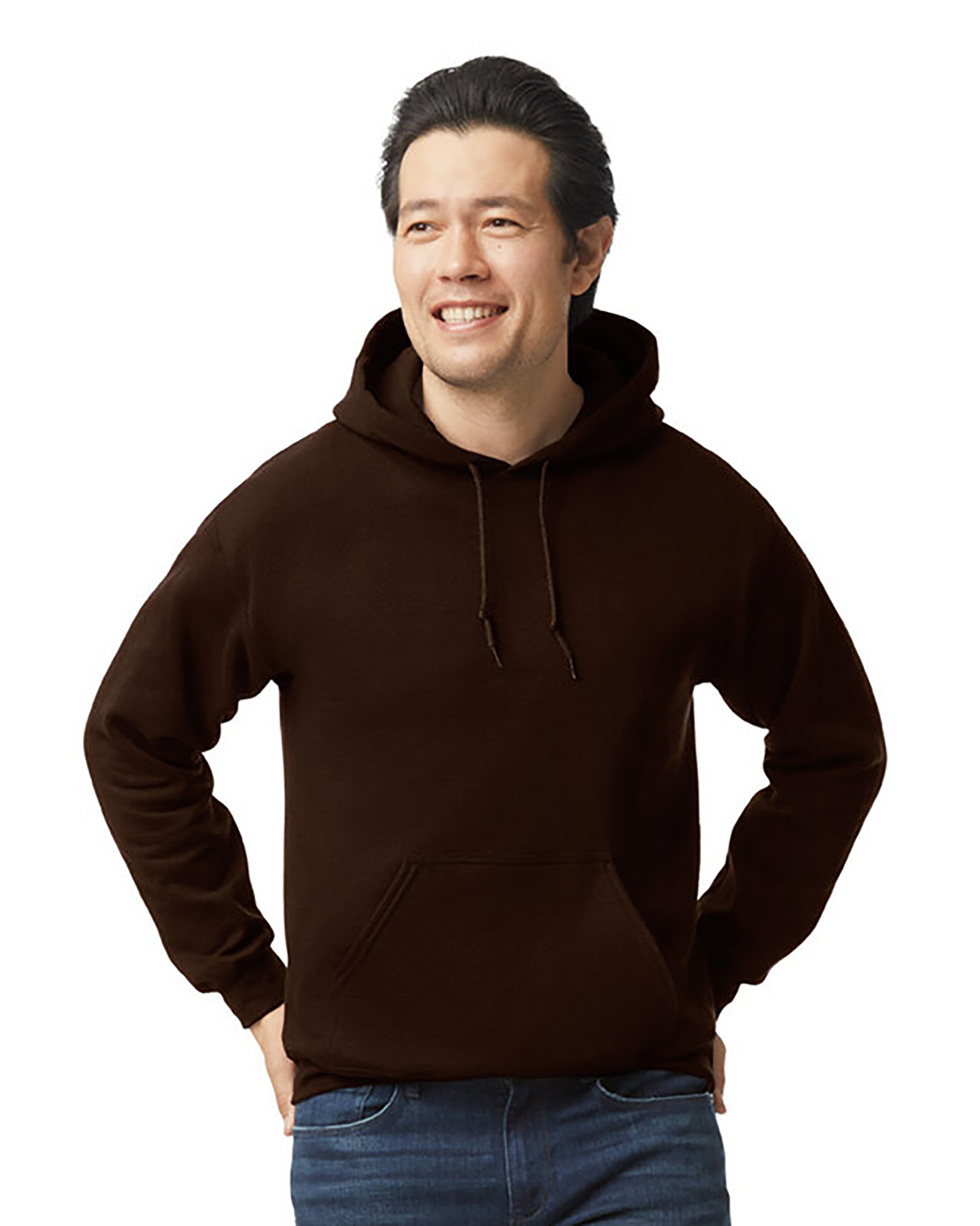 Brite Beginnings Adult Hoodie – Large, Dark Chocolate
