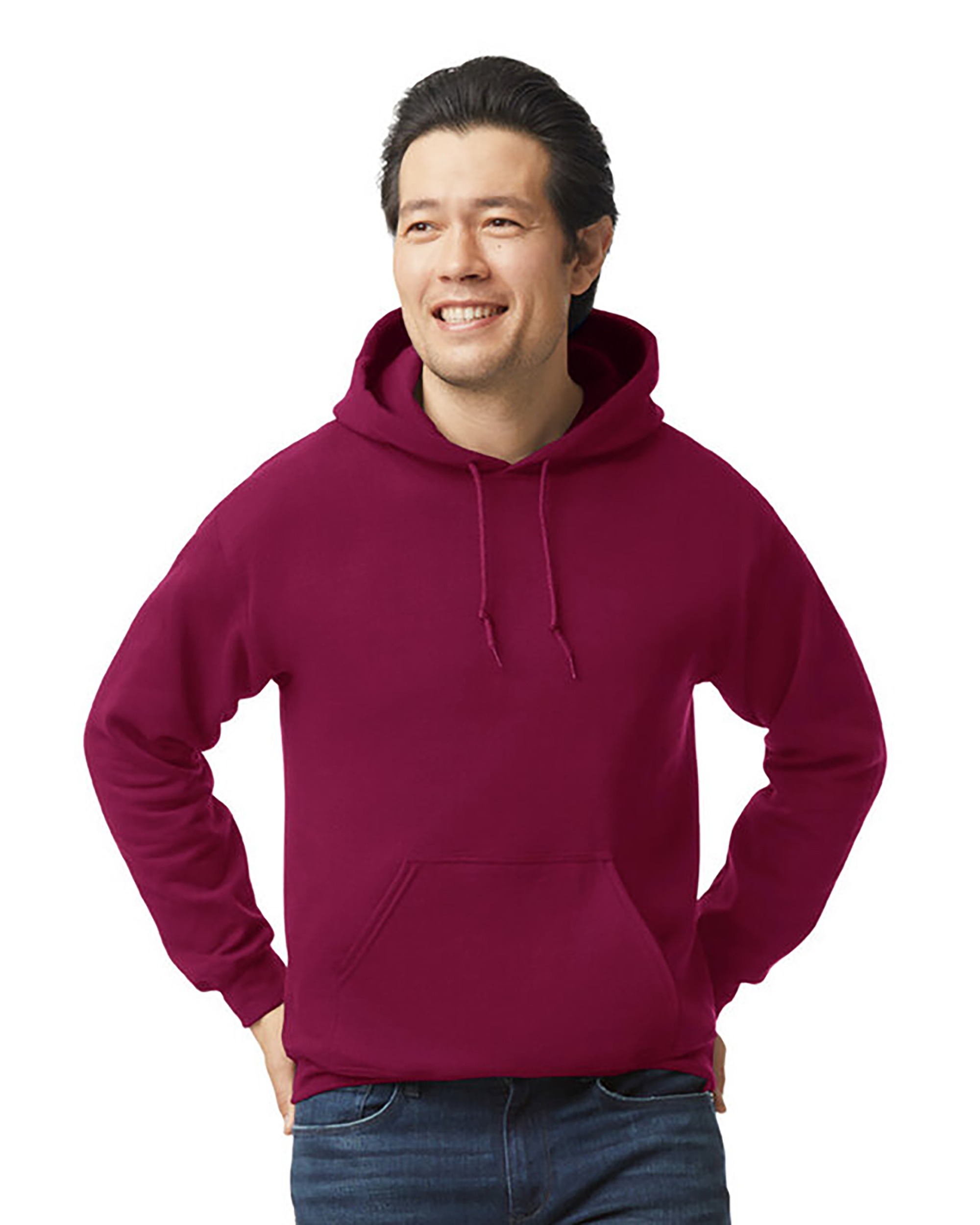 Brite Beginnings Adult Hoodie – Small, Garnet