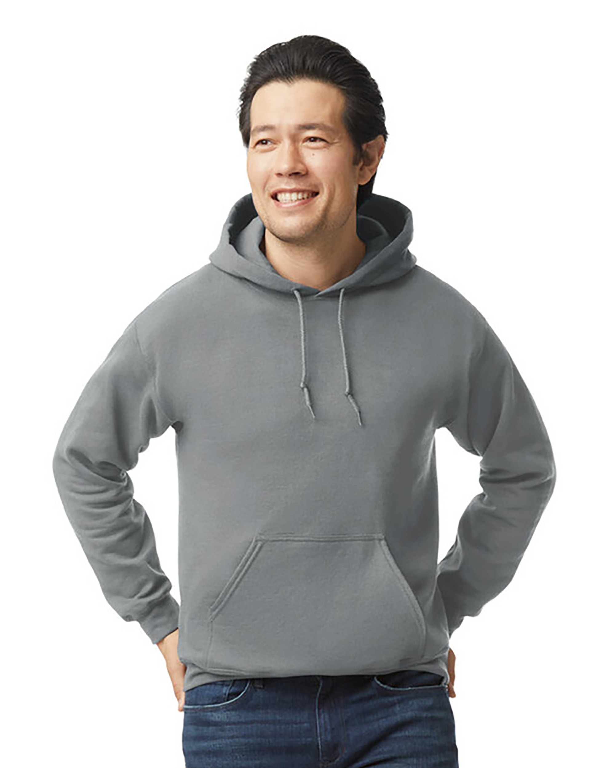 Brite Beginnings Adult Hoodie – X-Large, Graphite Heather