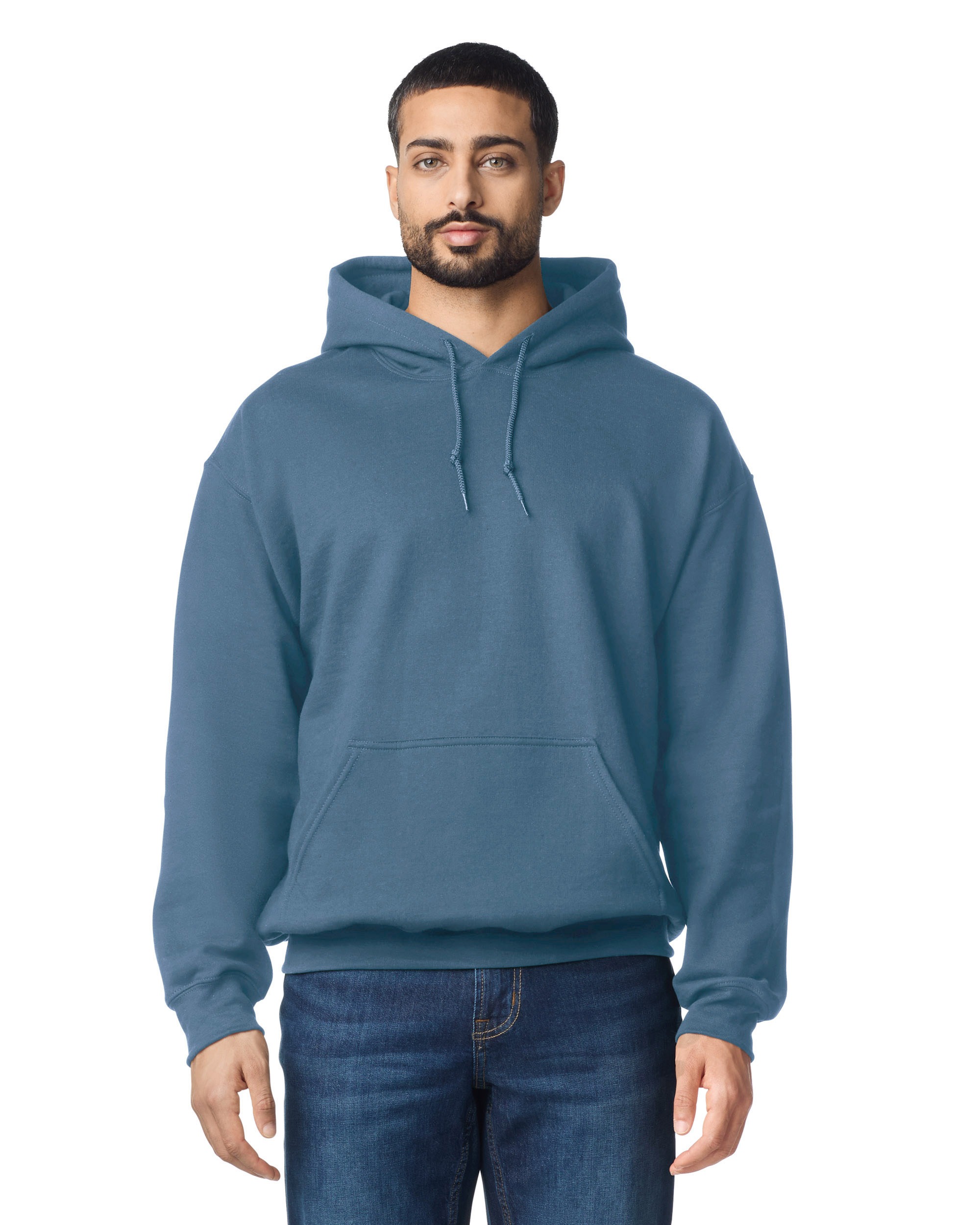 Brite Beginnings Adult Hoodie – Medium, Indigo Blue