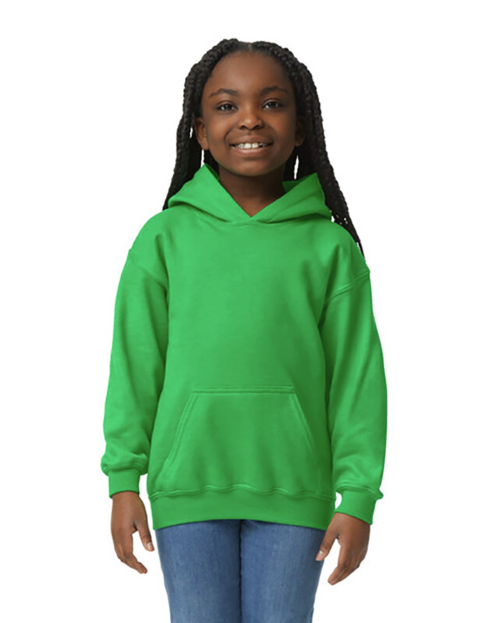 Brite Beginnings Youth Hoodies – L (14-16), Irish Green