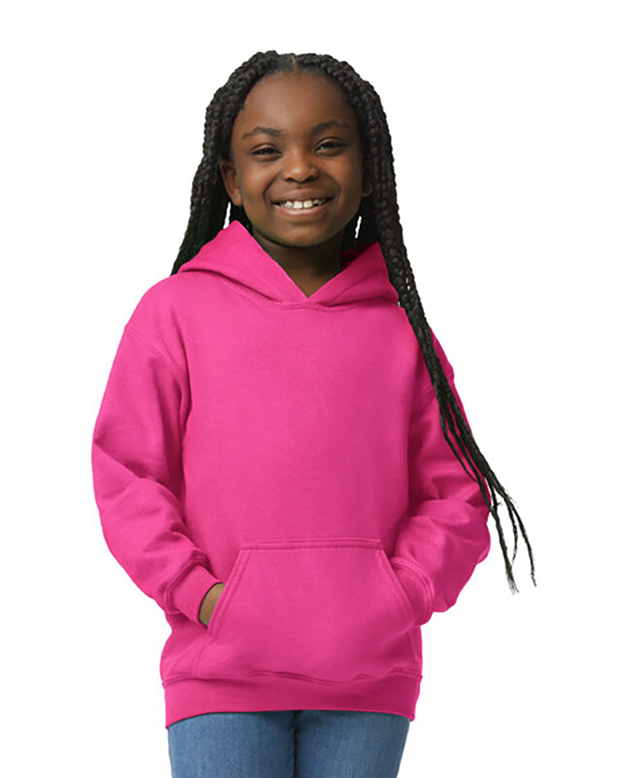 Brite Beginnings Youth Hoodies – L (14-16), Heliconia