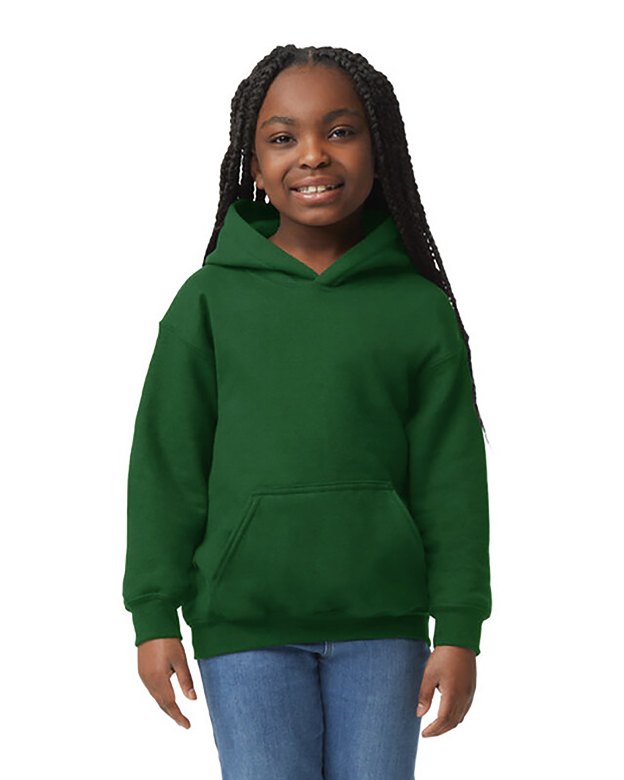 Brite Beginnings Youth Hoodies – S (6-8), Forest