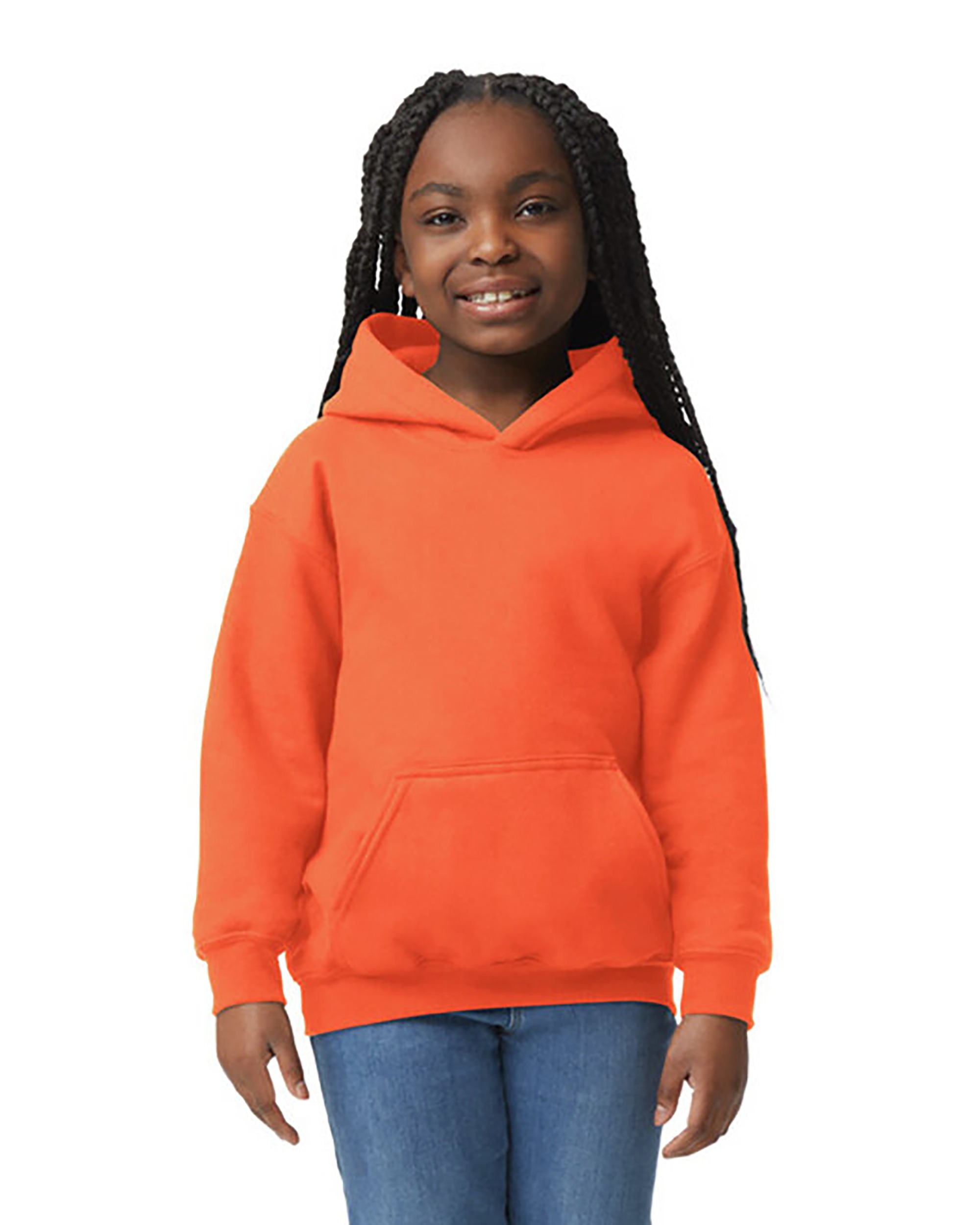 Brite Beginnings Youth Hoodies – L (14-16), Orange