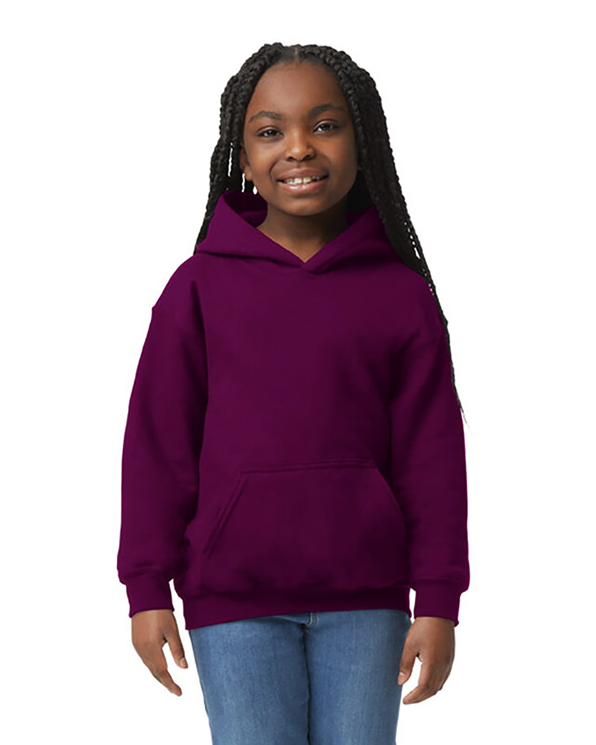 Brite Beginnings Youth Hoodies – M (10-12), Maroon