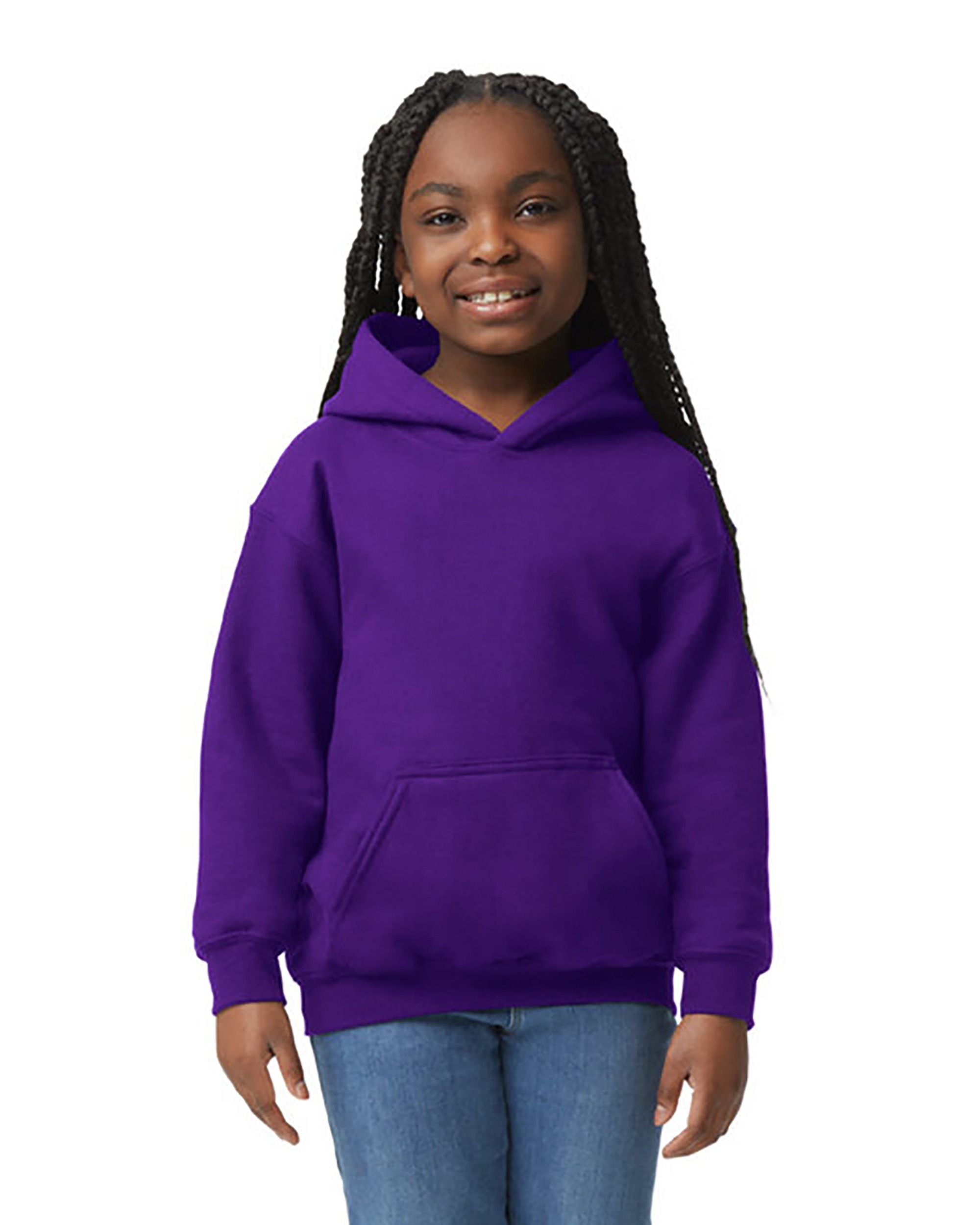 Brite Beginnings Youth Hoodies – S (6-8), Purple