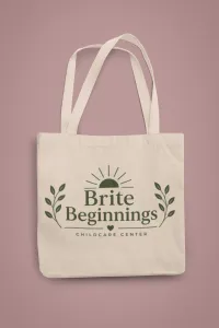 Brite Beginnings Canvas Tote – Image 1