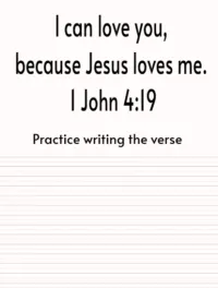 Little Scripture Learners: Scripture Handwriting Practice Book for Kids Ages 4–8 | 52 Bible Verse handwrit Pages | Homeschool – Image 3