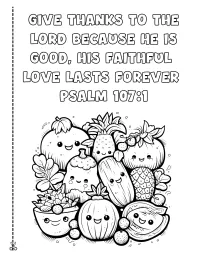 Little Scripture Learners: Big Family Thanksgiving Gratitude Challenge | 30 Scripture-Based Activities for Kids  – Image 5
