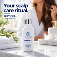 PEPTIDES+ Scalp Serum Advanced Hair Support (2oz) Glass Bottle with Squeeze Dropper – Image 3