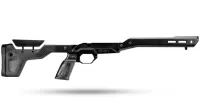 MDT: HNT26 Chassis System – Howa 1500 SA / Weatherby Vanguard SA - RH, Standard Forend - Folding Buttstock, Black Carbon Fiber