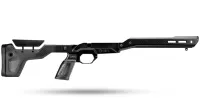 MDT: HNT26 Chassis System – Howa 1500 SA / Weatherby Vanguard SA - RH, ARCA Forend - Folding Buttstock, Black Carbon Fiber