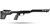 MDT: HNT26 Chassis System – Remington 700 Based Medium Action - RH, ARCA Forend - Non-Folding Buttstock, Black Carbon Fiber