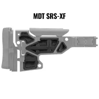 MDT: Buttstock Rubber Dampers – SRS-XF - Folding Buttstock, Black