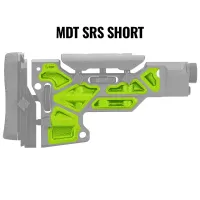 MDT: Buttstock Rubber Dampers – SRS Fixed Short, Green
