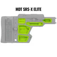 MDT: Buttstock Rubber Dampers – SRS-X Elite - ACC Elite / ACC Premier GEN2, Green