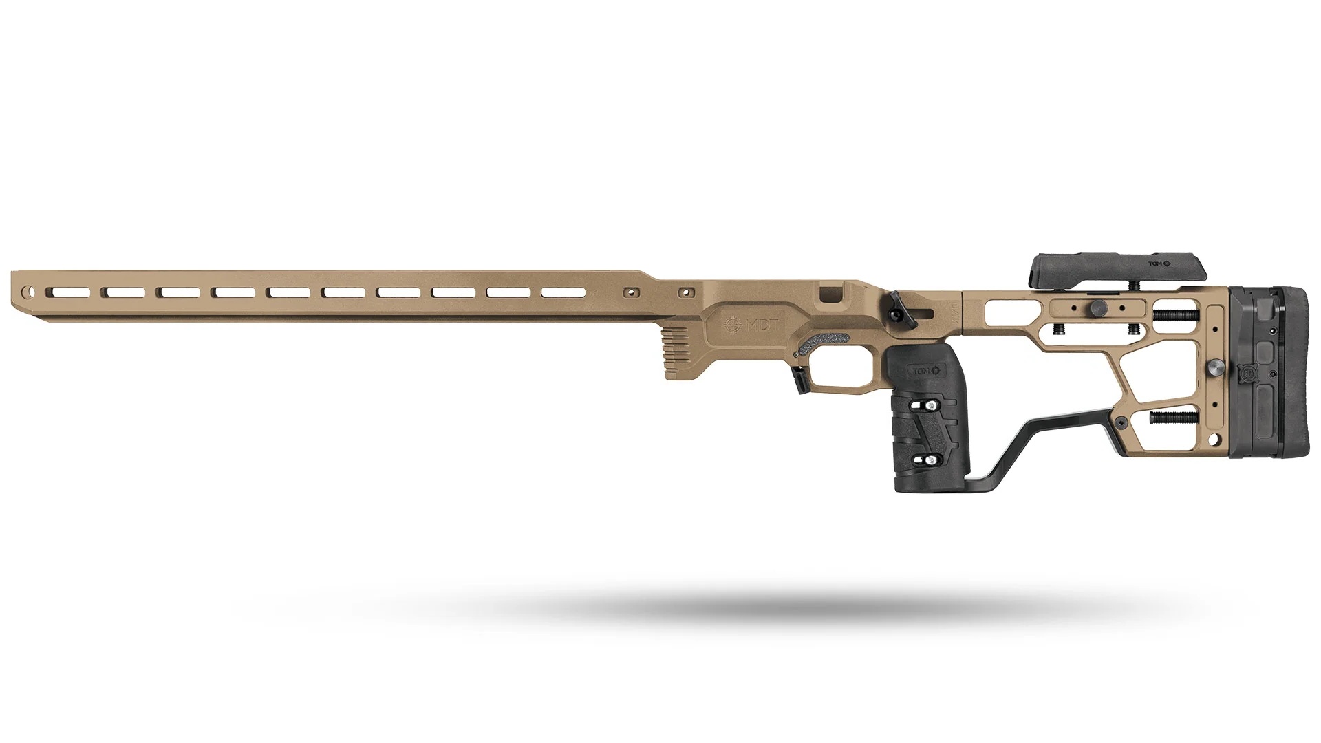 MDT: ACC Elite Chassis System - Left Handed –  Remington 700 SA - LH, FDE