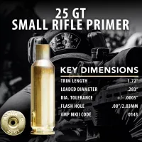 Alpha Munitions: 25 GT (Small Rifle Primer) – Image 3