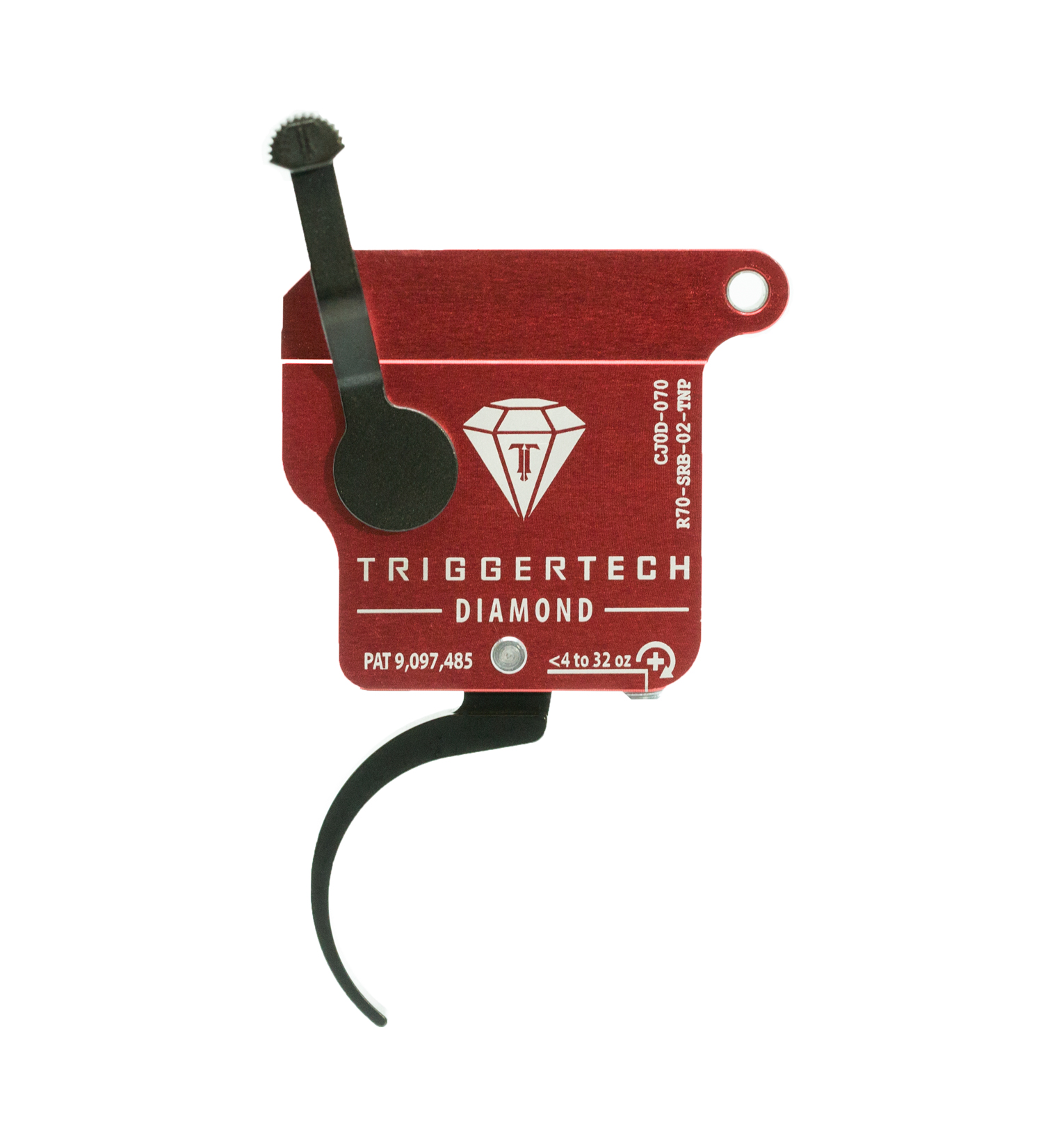 Remington 700 Diamond Trigger (Single Stage) – Right, Black PVD Pro Curved