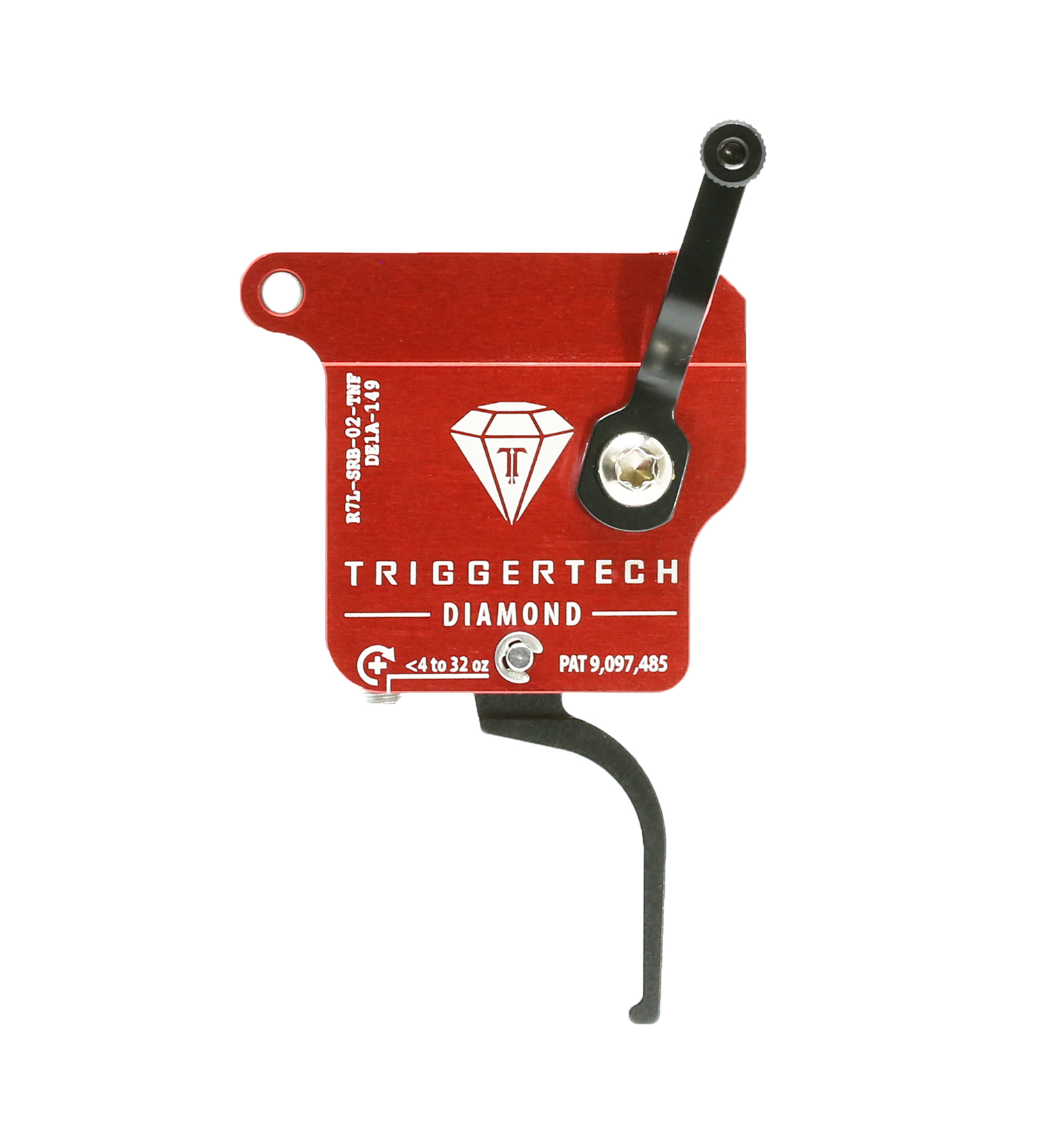 Remington 700 Diamond Trigger (Single Stage) – Left, Black PVD Flat