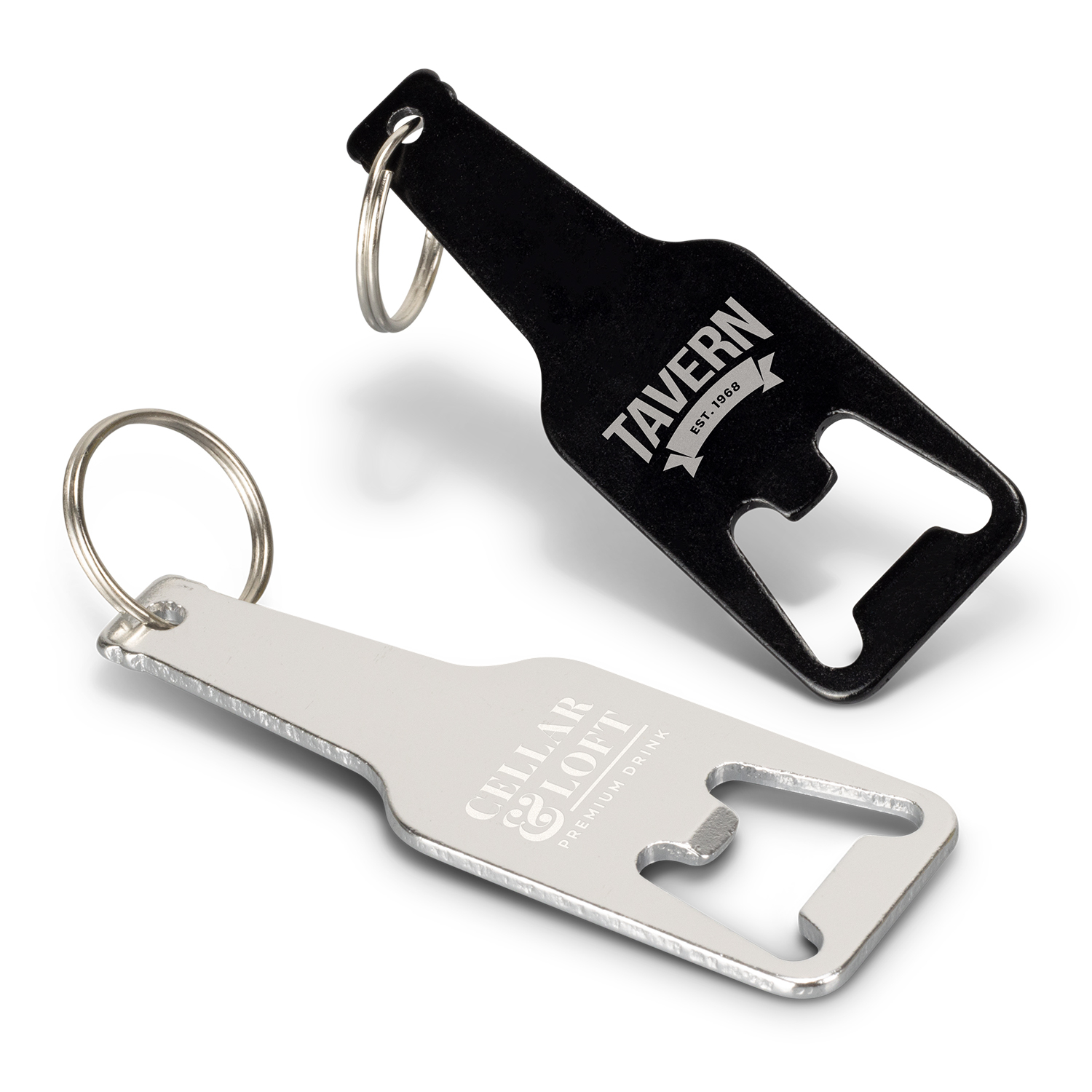 Beverage Bottle Opener Key Ring – Image 1