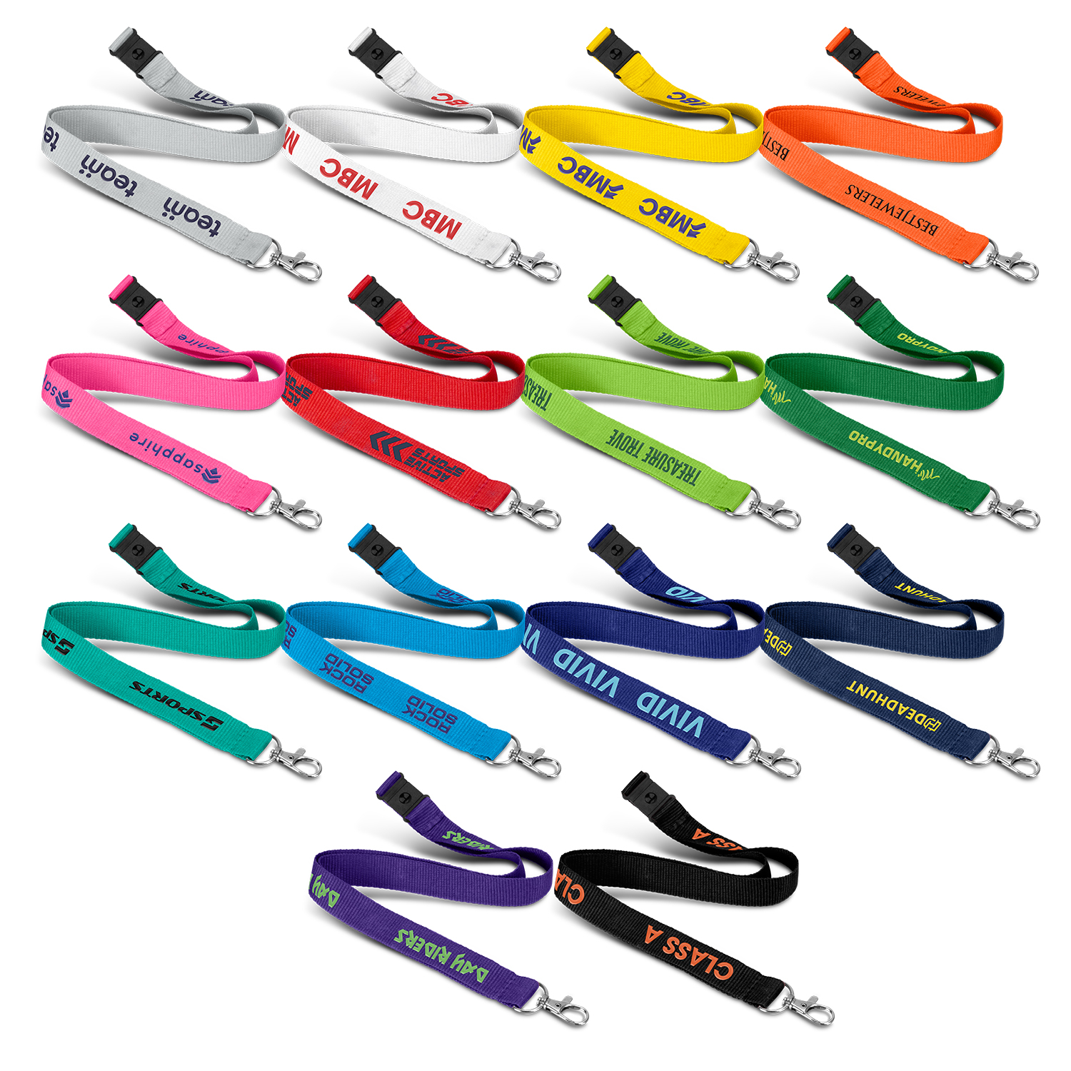 Soft Touch Logo Lanyard – Image 2