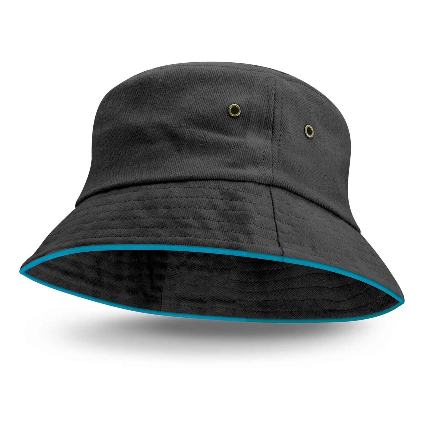Bondi Bucket Hat - Coloured Sandwich Trim – Image 7