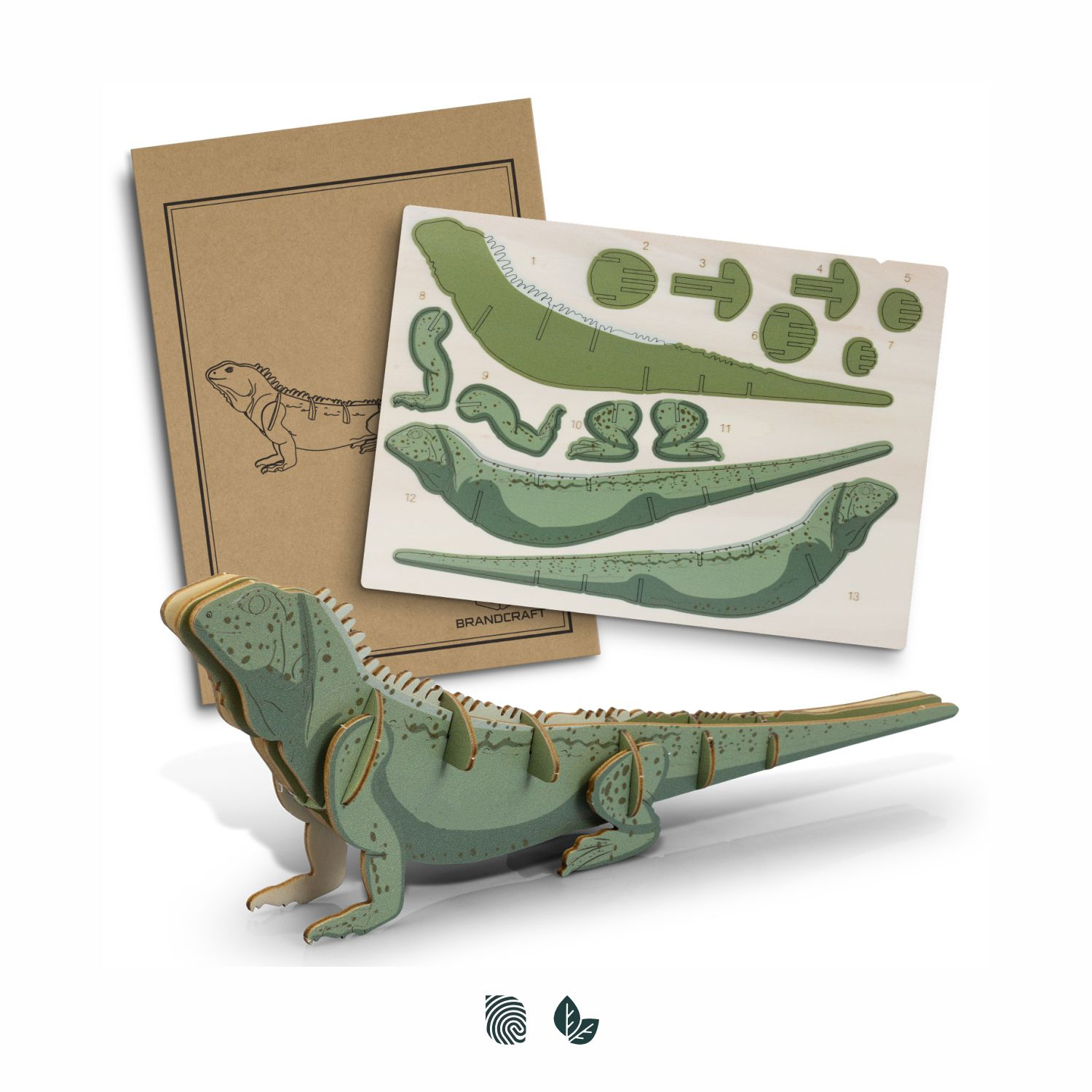 BRANDCRAFT Tuatara Wooden Model – Image 1