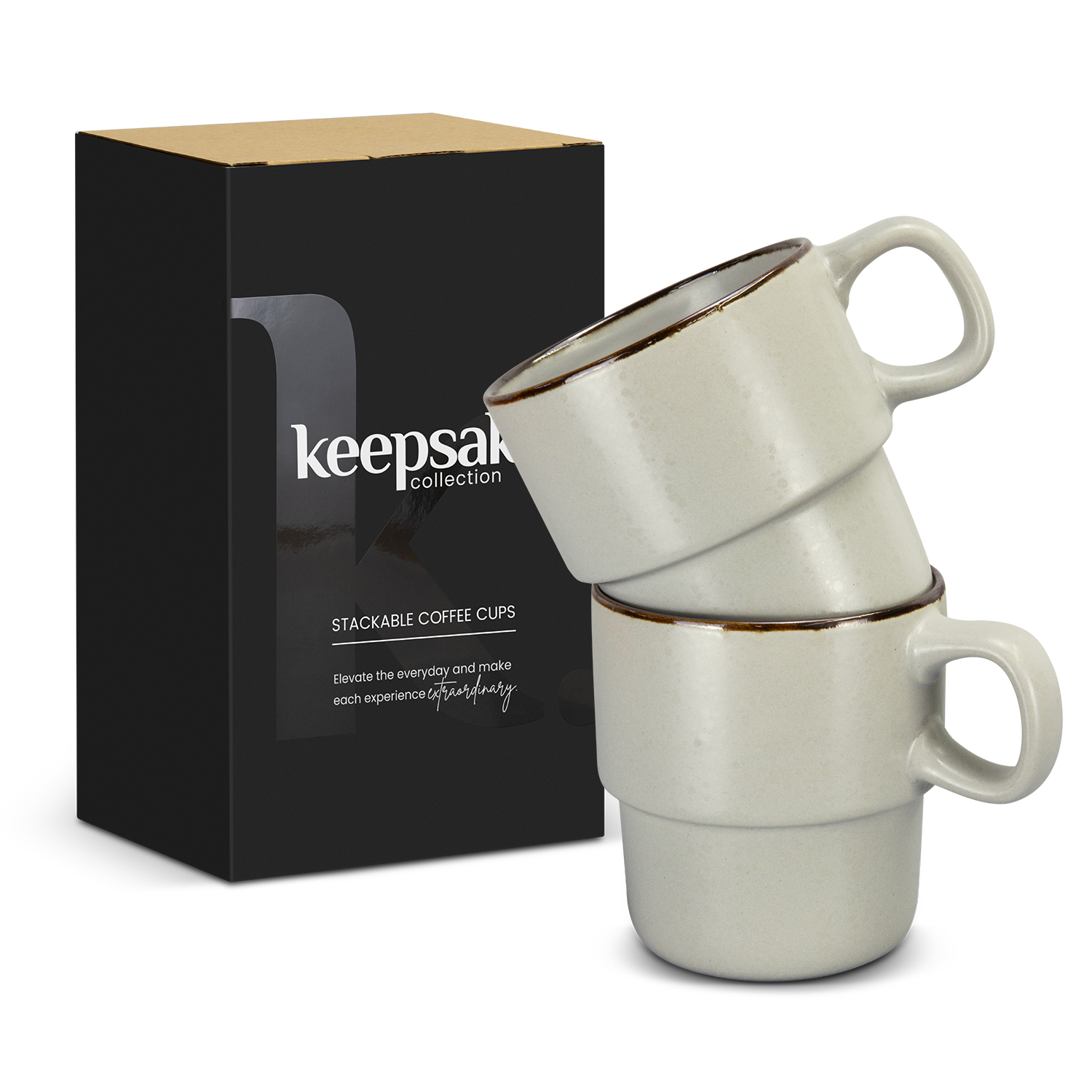 Keepsake Stackable Coffee Cup - Set of 2 – Image 4