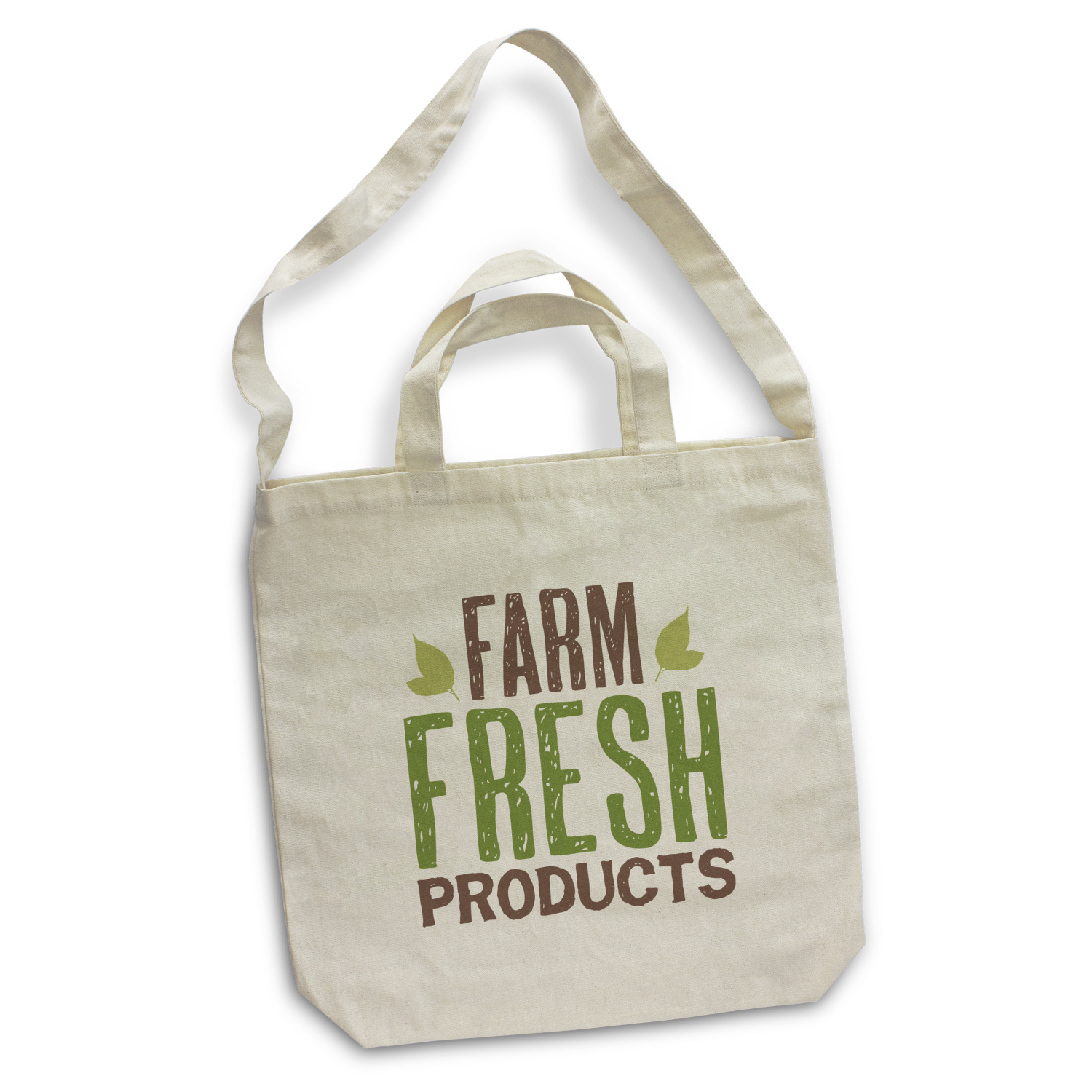 Cotton Shoulder Tote Bag – Image 2