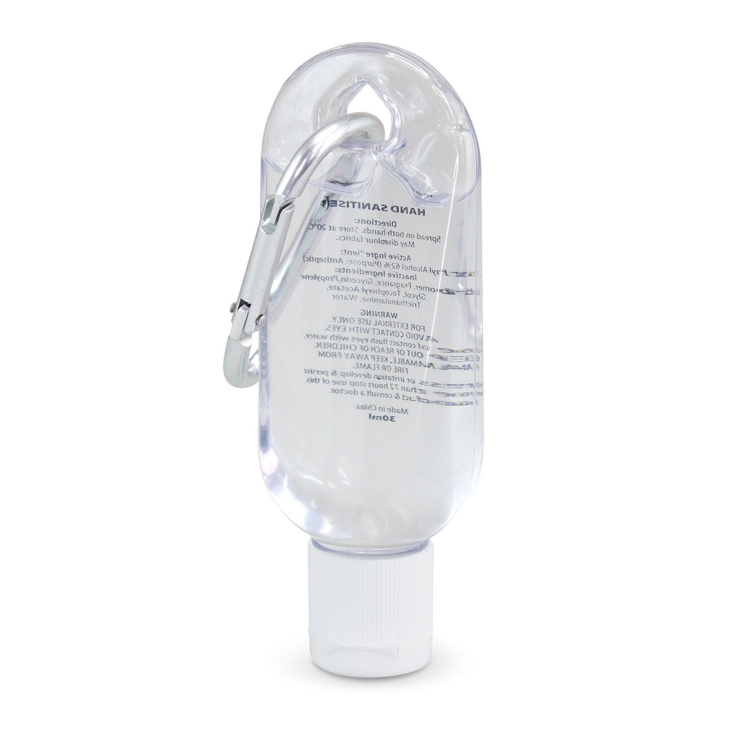 Carabiner Hand Sanitiser 30ml – Image 2