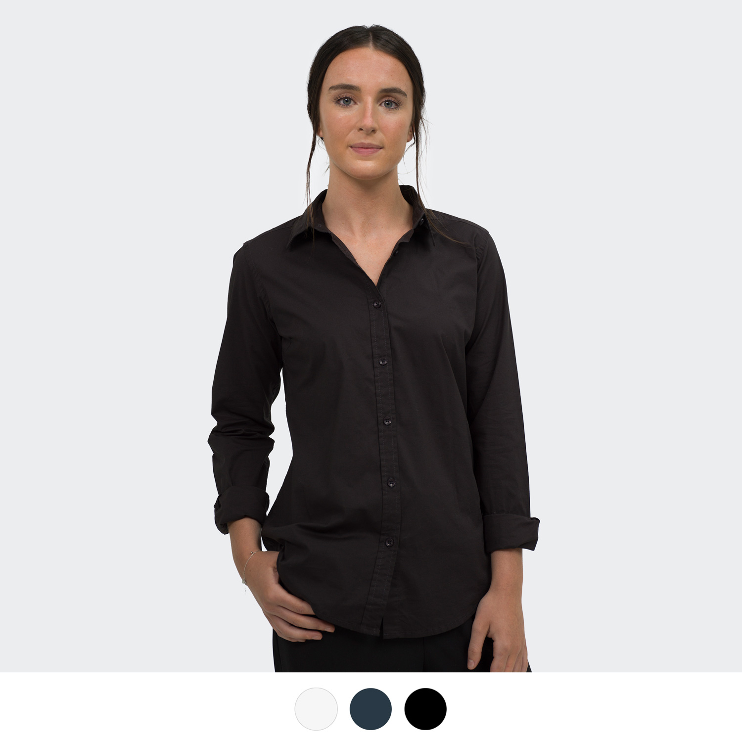 TRENDSWEAR Parker Women's Poplin Shirt – Image 1