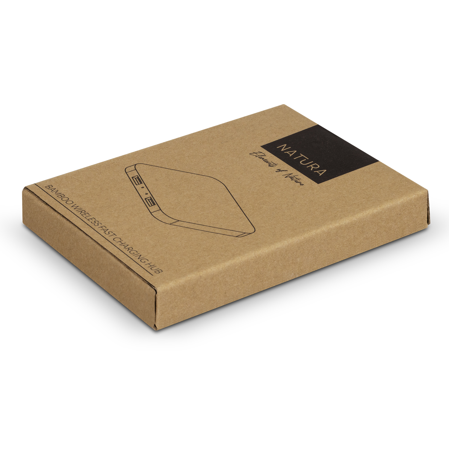 NATURA Bamboo Wireless Fast Charging Hub – Image 8