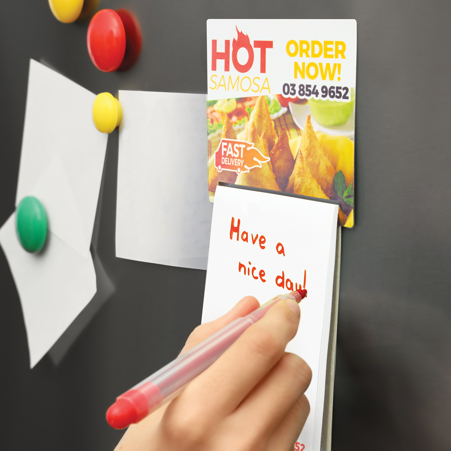 Magnetic Memo Pad A7 - Full Colour – Image 3