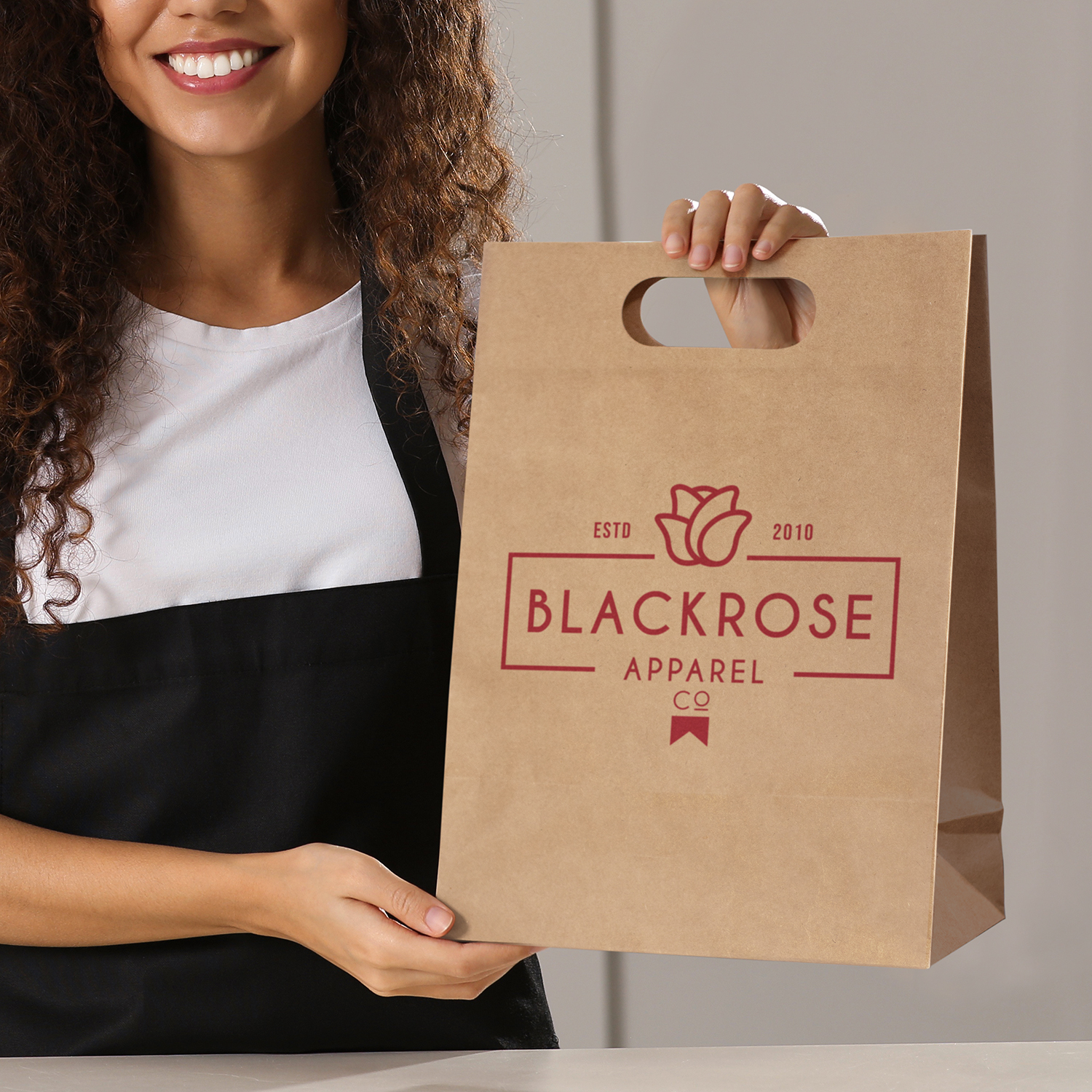 Large Die Cut Paper Bag Portrait – Image 7