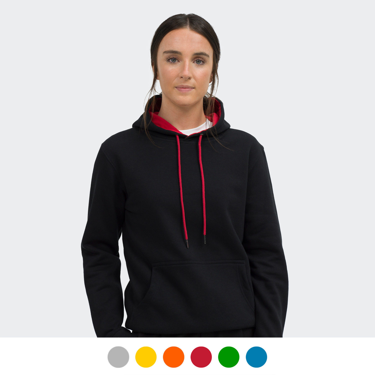 TRENDSWEAR Studio Contrast Unisex Hoodie – Image 1