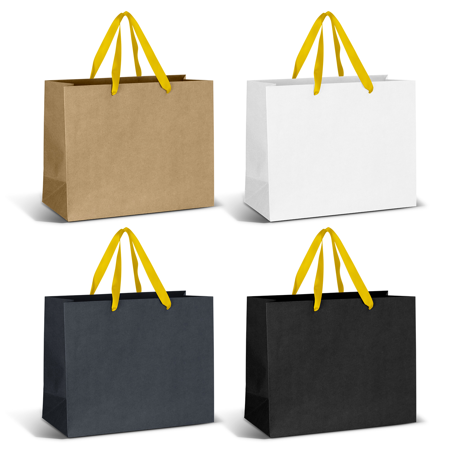 Large Ribbon Handle Paper Bag – Image 3