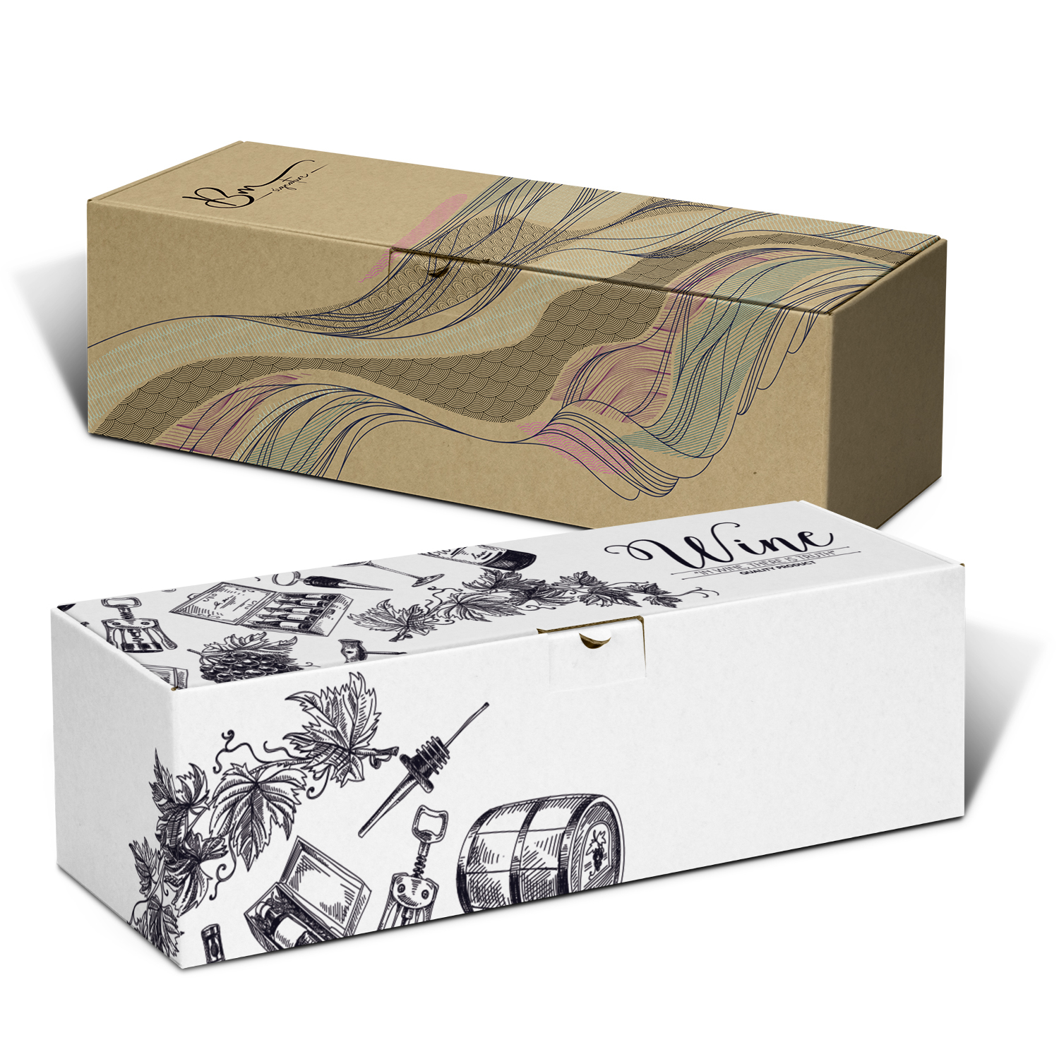 Die Cut Box with Locking Lid - 395x115x115mm – Image 1