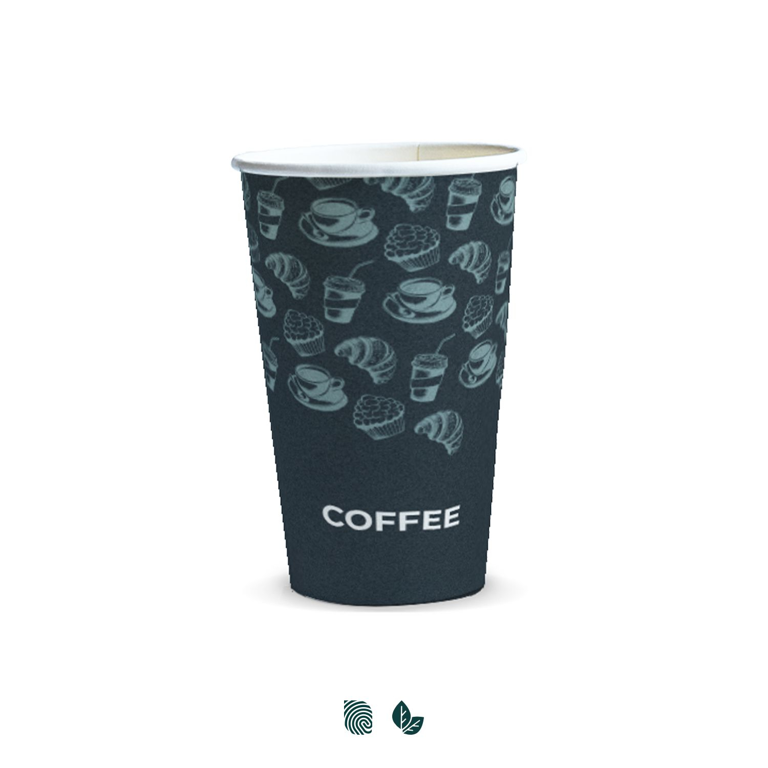 Compostable Paper Cup - 350ml – Image 1