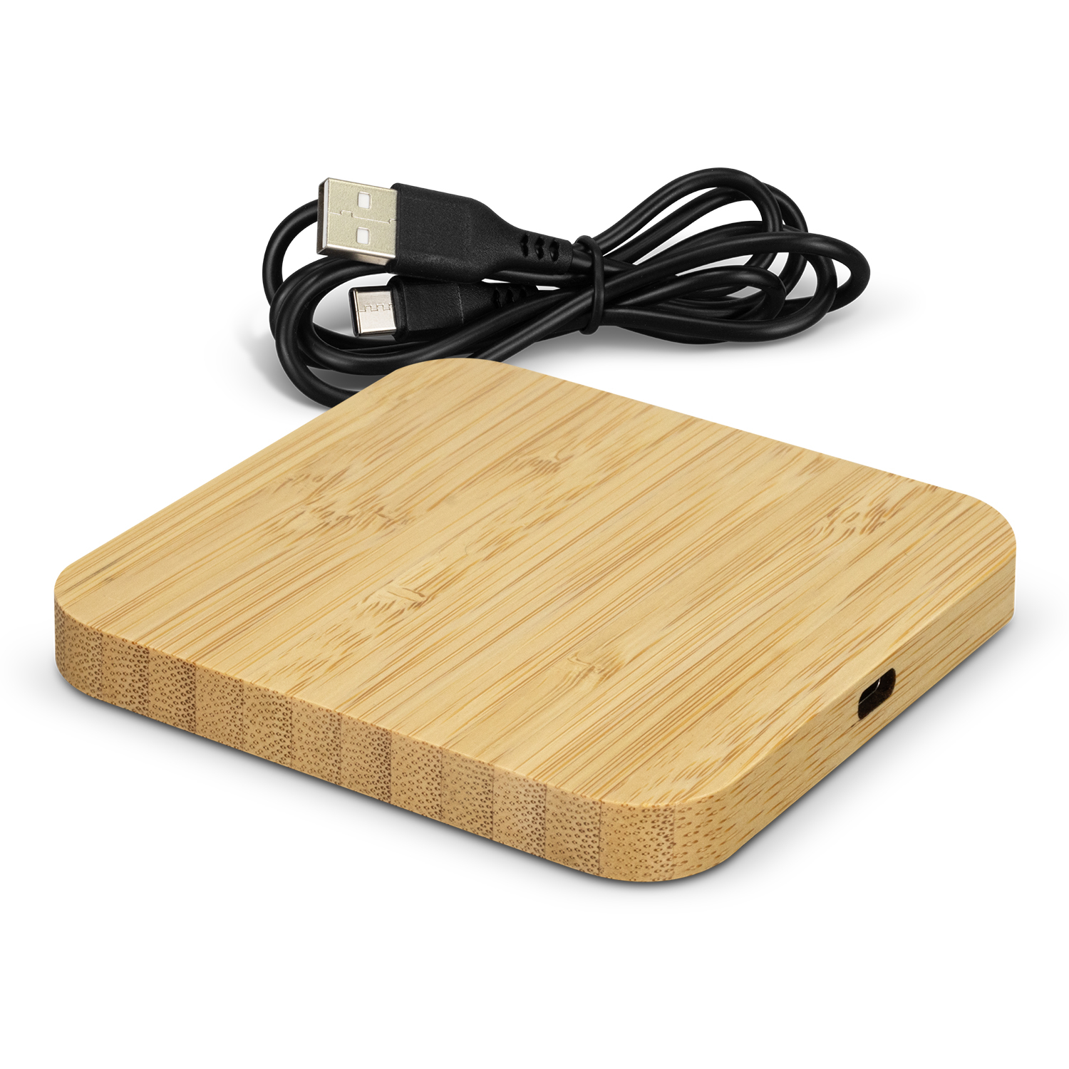 NATURA Bamboo Wireless Fast Charging Hub – Image 3