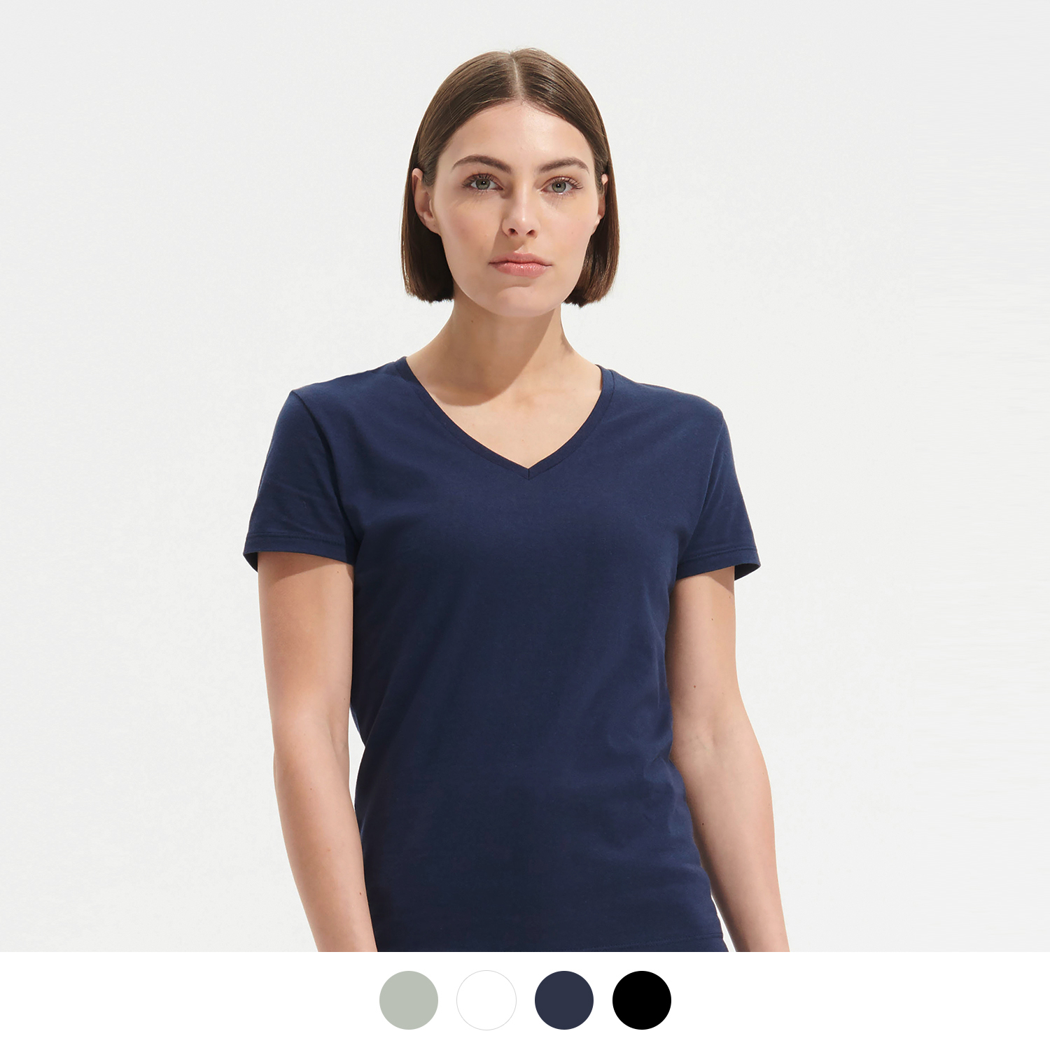 SOLS Imperial Womens V Neck T-Shirt – Image 1