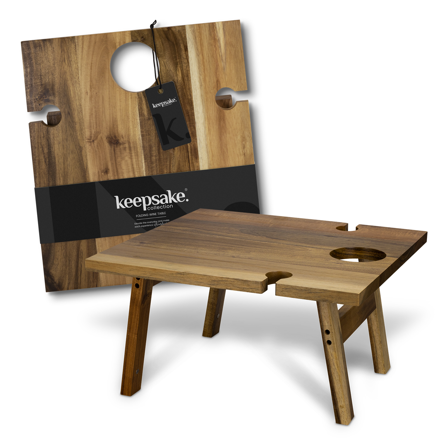 Keepsake Folding Wine Table – Image 1