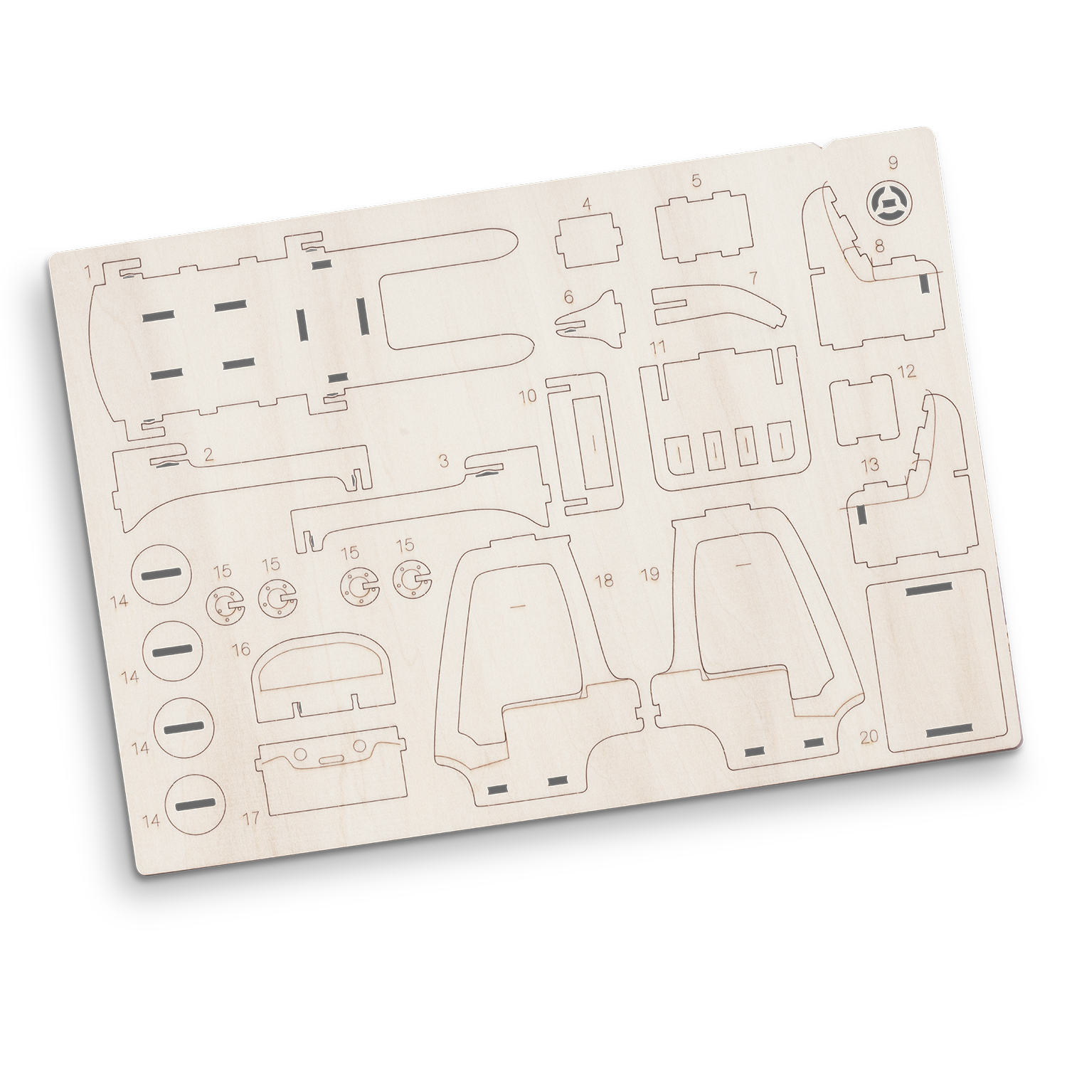 BRANDCRAFT Forklift Wooden Model – Image 4