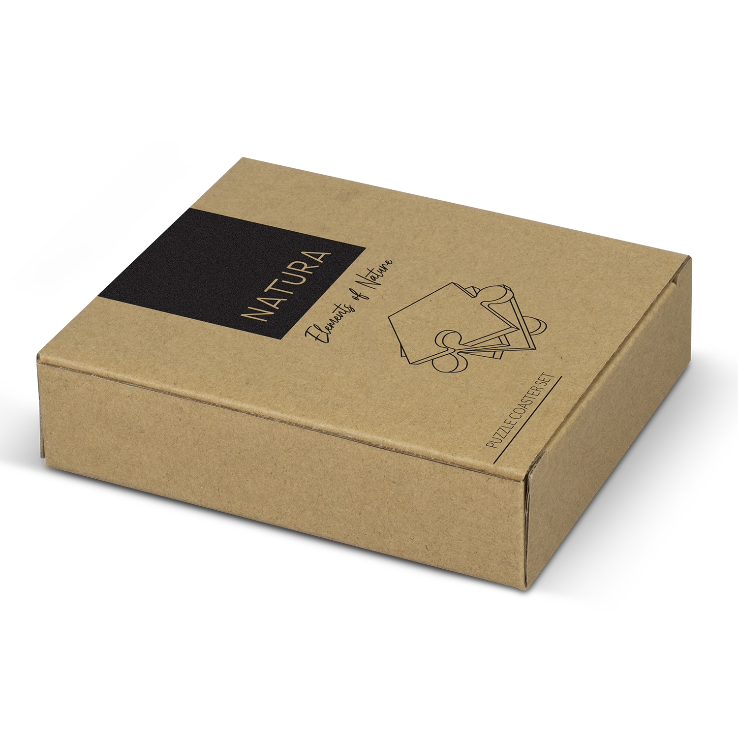 NATURA Puzzle Coaster - Set of 4 – Image 4