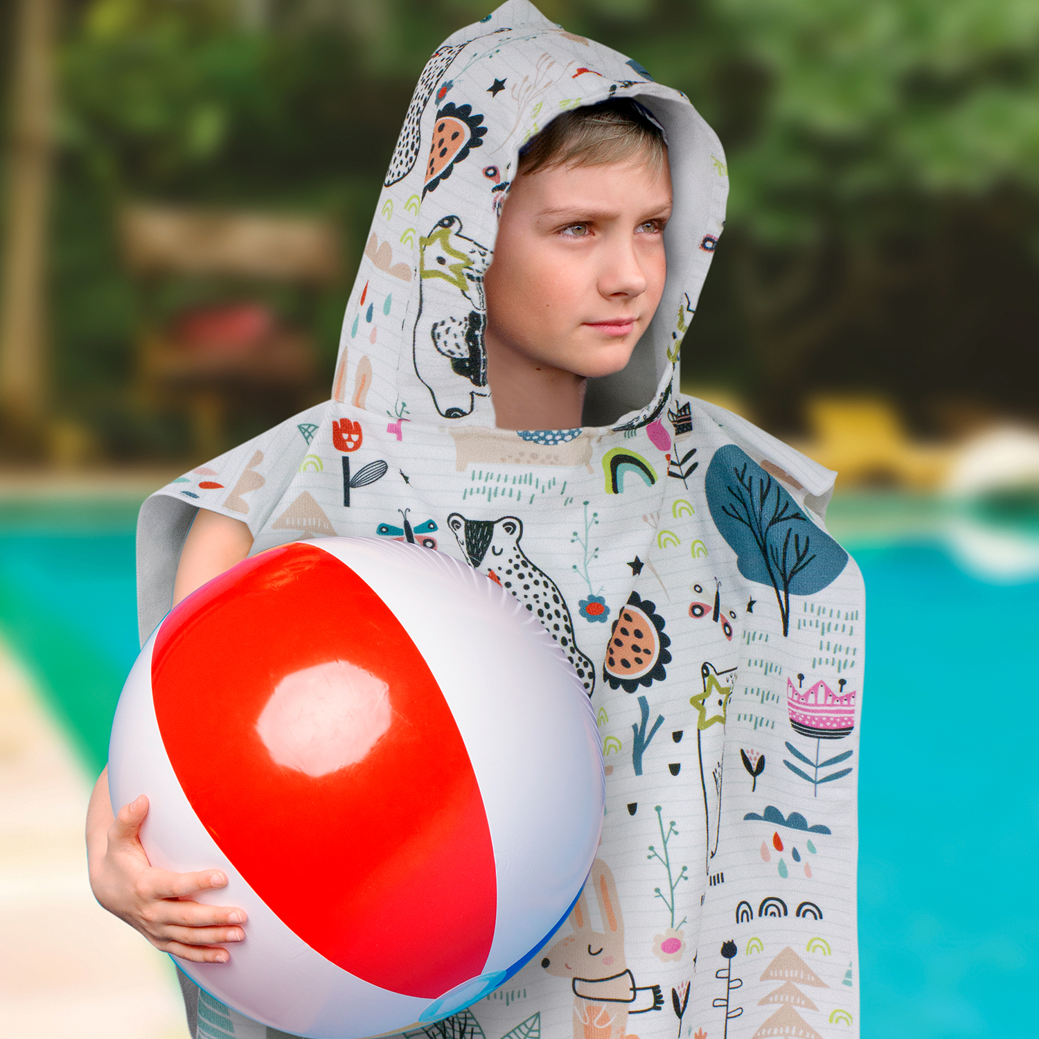 Kids Hooded Towel – Image 11